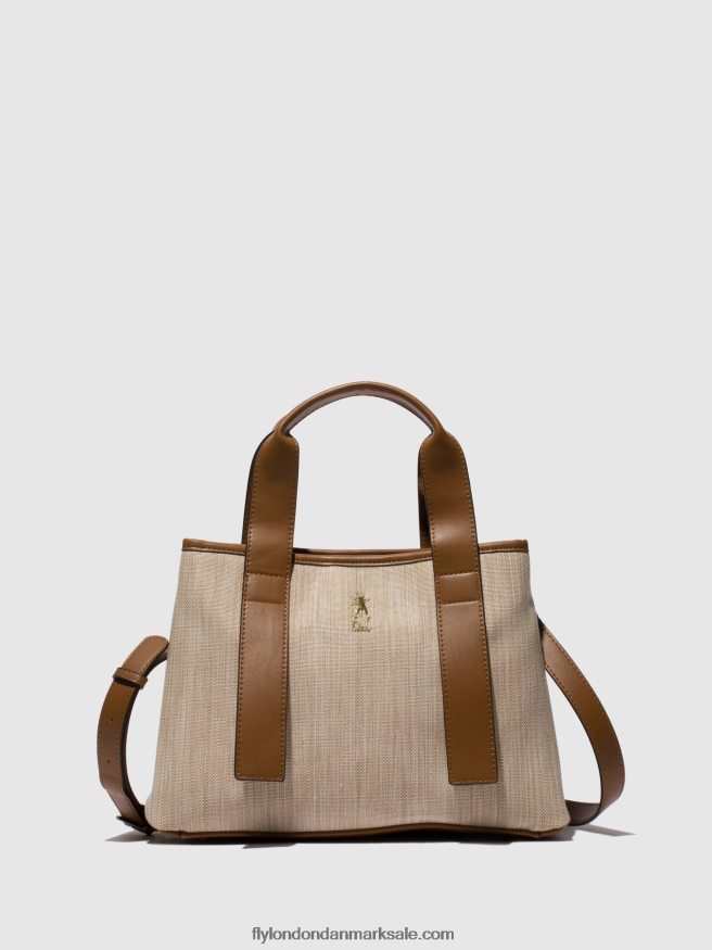 Fly London Kvinder håndtaske tasker dock733 X84ZLZ783 sand/kamel