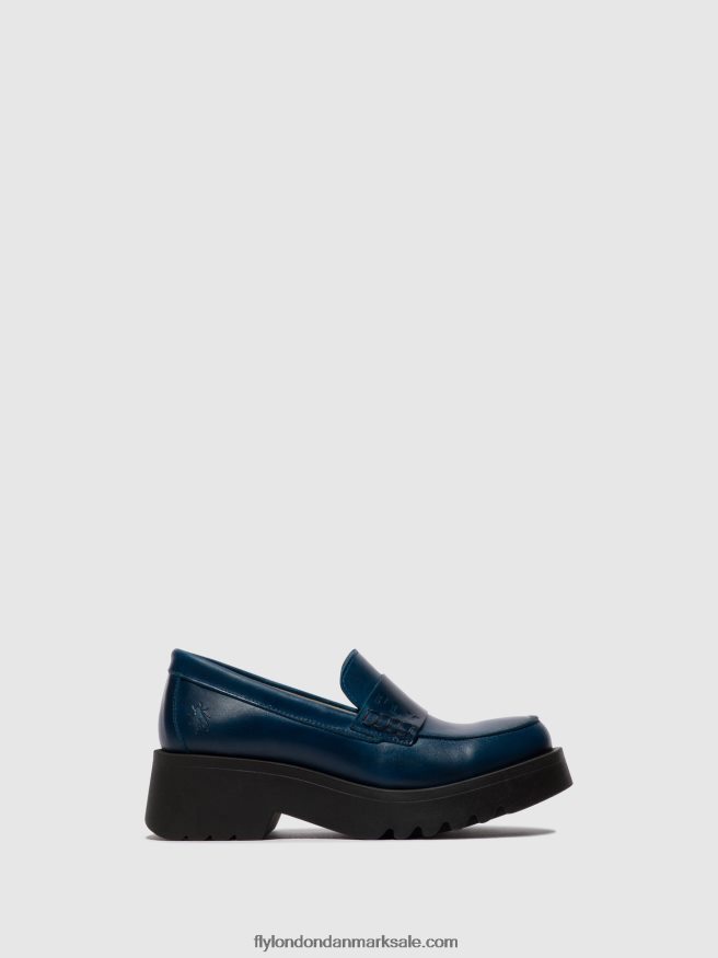 Fly London Kvinder loafers sko maus791 X84ZLZ675 kongeblå
