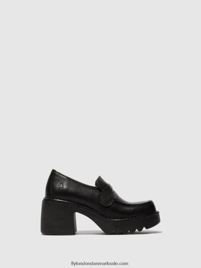 Fly London Kvinder loafers sko muly252 X84ZLZ676 sort