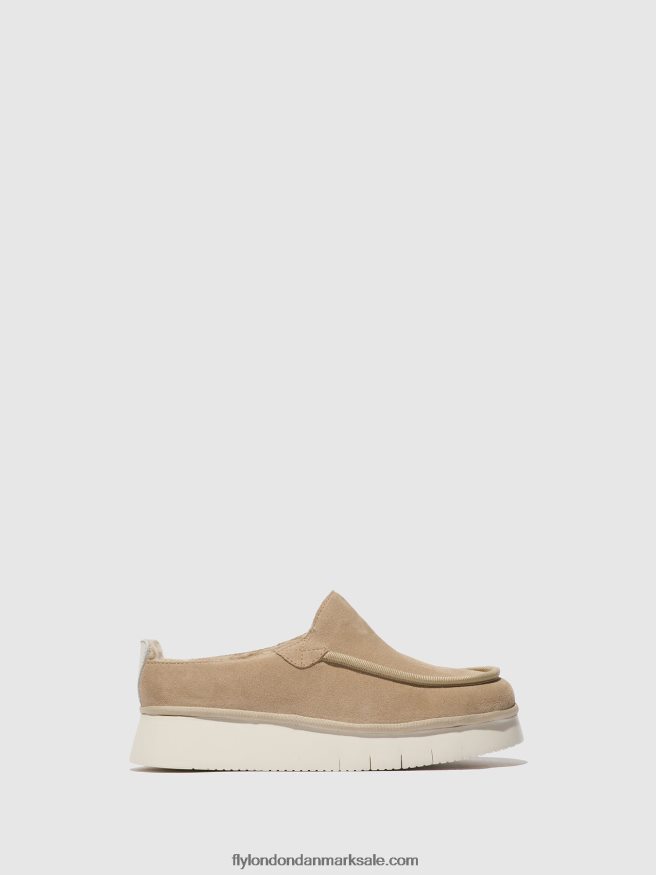 Fly London Kvinder lukkede sko ceze361000 X84ZLZ688 creme