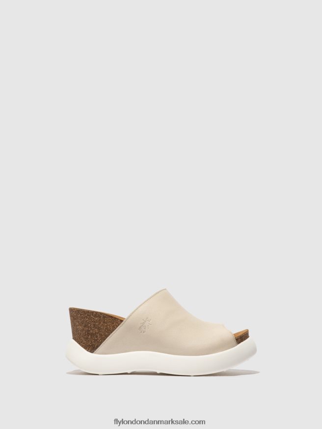 Fly London Kvinder slip-on muldyr gino966 X84ZLZ365 offwhite