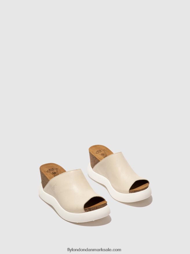Fly London Kvinder slip-on muldyr gino966 X84ZLZ365 offwhite