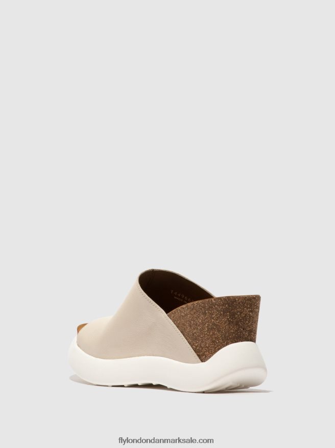 Fly London Kvinder slip-on muldyr gino966 X84ZLZ365 offwhite