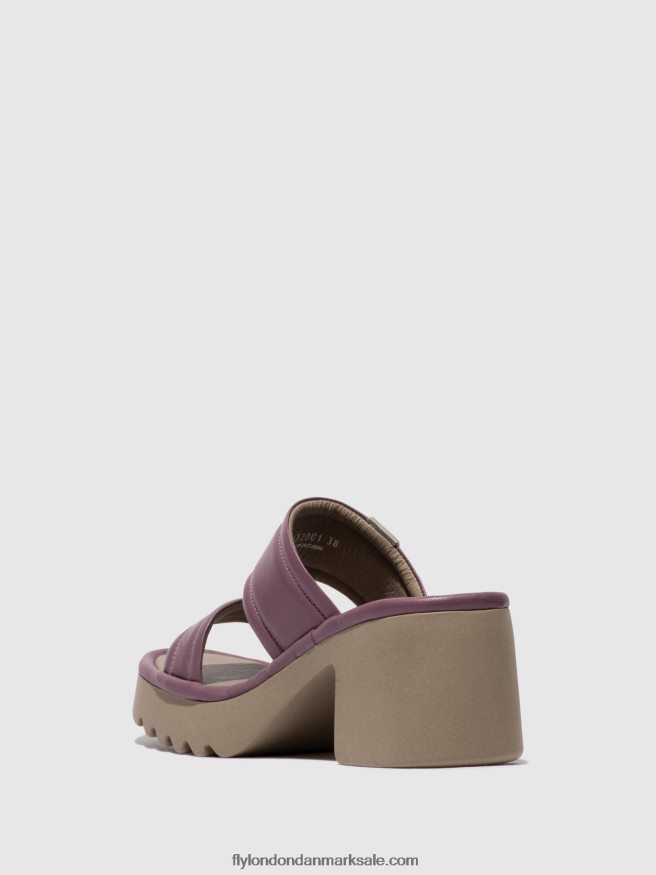 Fly London Kvinder slip-on muldyr mava432 X84ZLZ363 violet
