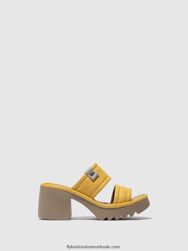Fly London Kvinder slip-on muldyr mava432 X84ZLZ364 gul