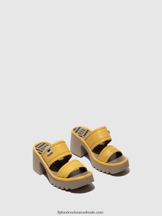 Fly London Kvinder slip-on muldyr mava432 X84ZLZ364 gul
