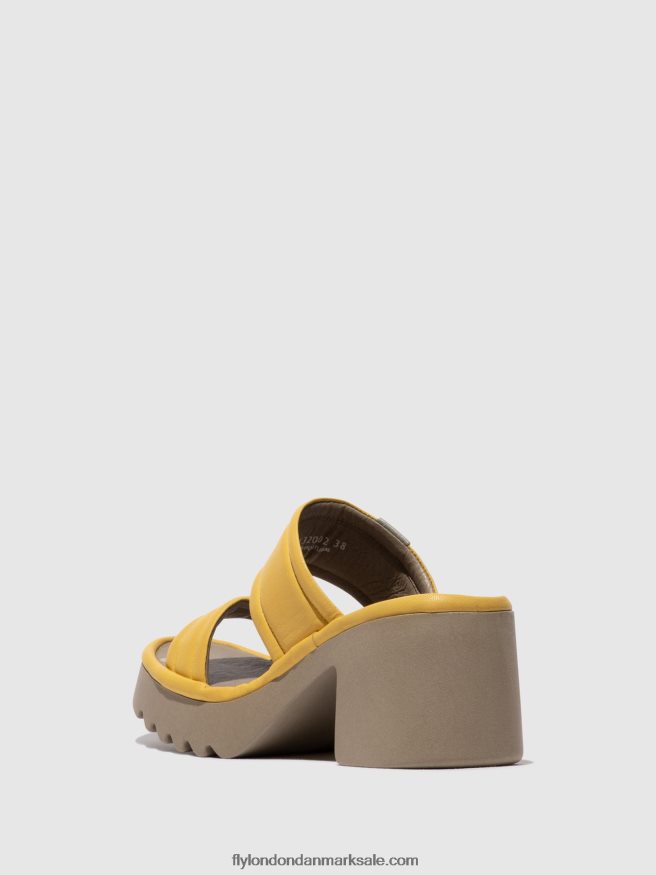 Fly London Kvinder slip-on muldyr mava432 X84ZLZ364 gul