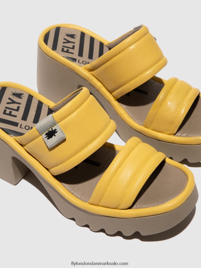 Fly London Kvinder slip-on muldyr mava432 X84ZLZ364 gul