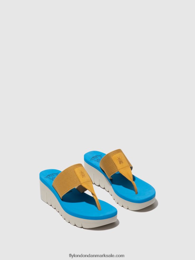 Fly London Kvinder slip-on muldyr yomu725 X84ZLZ358 bumblebbe
