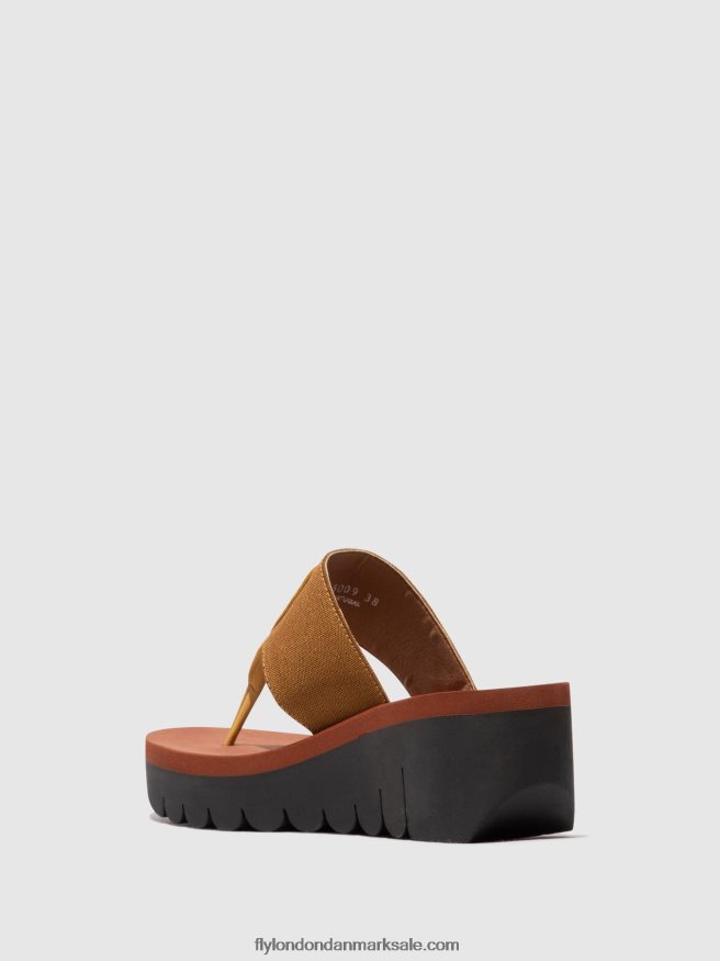Fly London Kvinder slip-on muldyr yomu725 X84ZLZ359 humlebi/kamel (mursten)