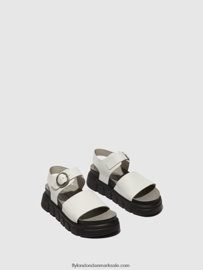 Fly London Kvinder ankelrem sandaler cree947 X84ZLZ507 offwhite