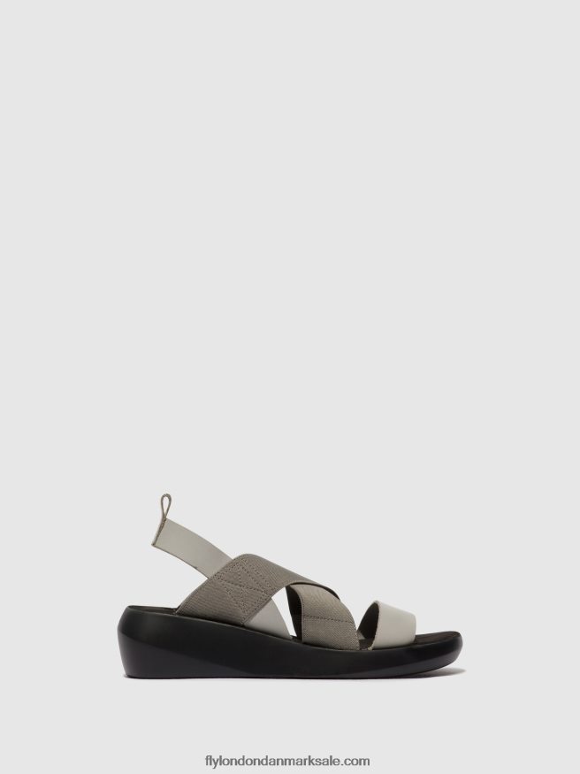 Fly London Kvinder crossover sandaler baji848 X84ZLZ491 Sky