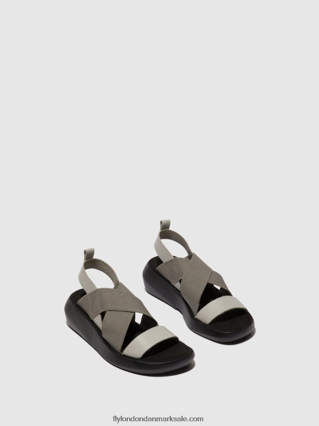 Fly London Kvinder crossover sandaler baji848 X84ZLZ491 Sky