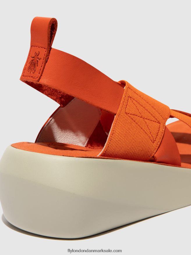Fly London Kvinder crossover sandaler baji848 X84ZLZ590 koral
