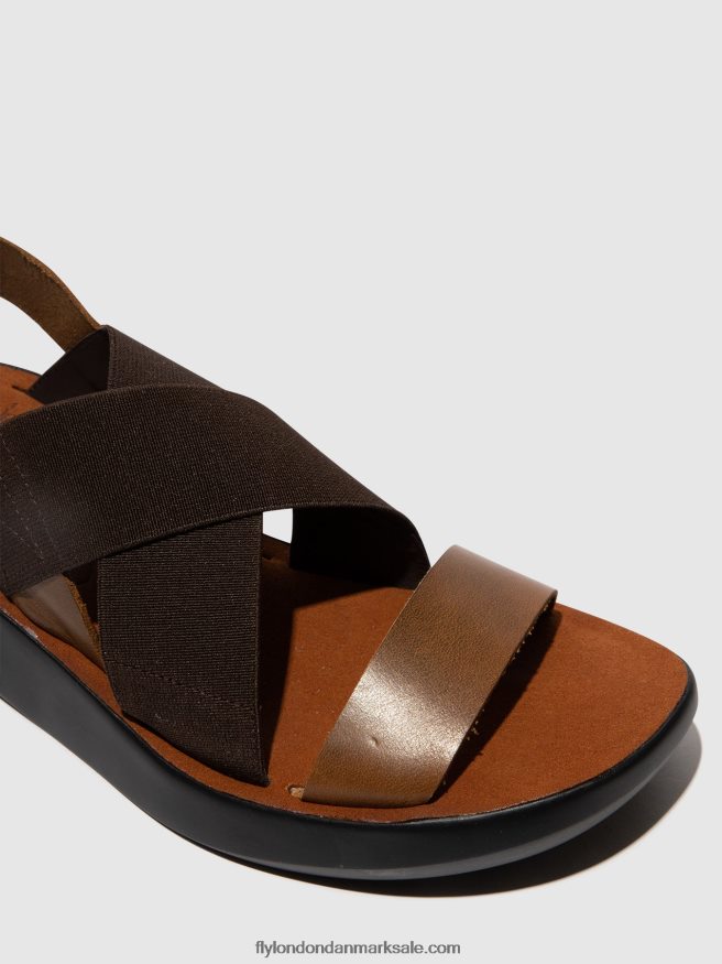 Fly London Kvinder crossover sandaler baji848 X84ZLZ594 kamel