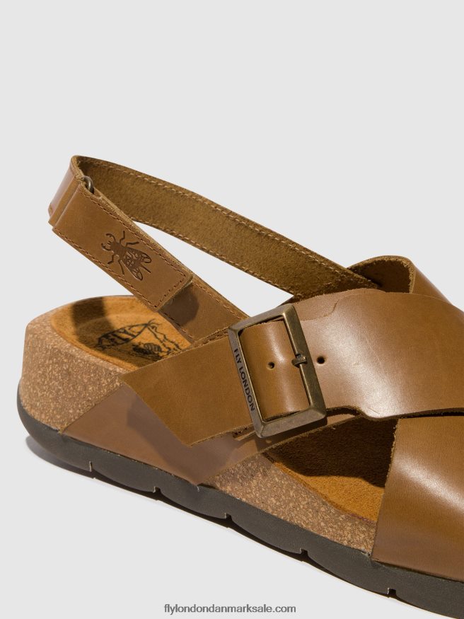 Fly London Kvinder crossover sandaler chlo852 X84ZLZ488 kamel