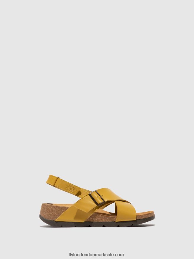 Fly London Kvinder crossover sandaler chlo852 X84ZLZ489 sennep