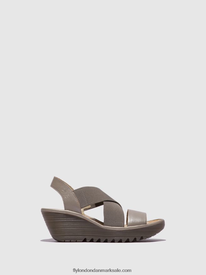 Fly London Kvinder crossover sandaler yaji888 X84ZLZ615 sølv