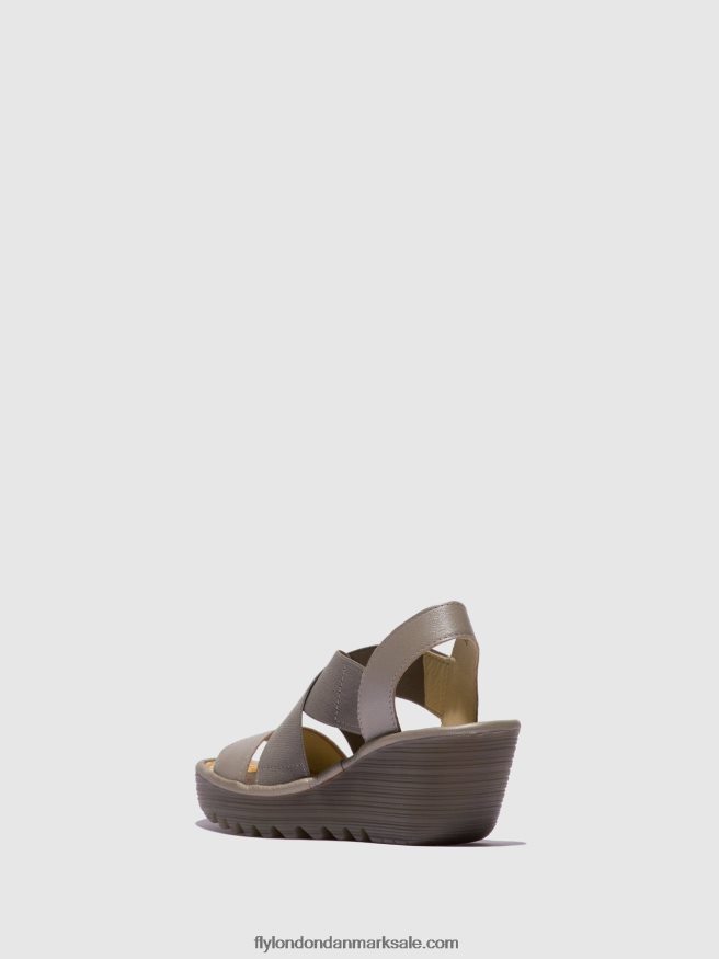 Fly London Kvinder crossover sandaler yaji888 X84ZLZ615 sølv