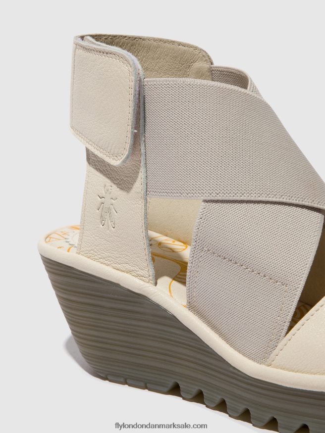 Fly London Kvinder crossover sandaler yuba385 X84ZLZ558 offwhite