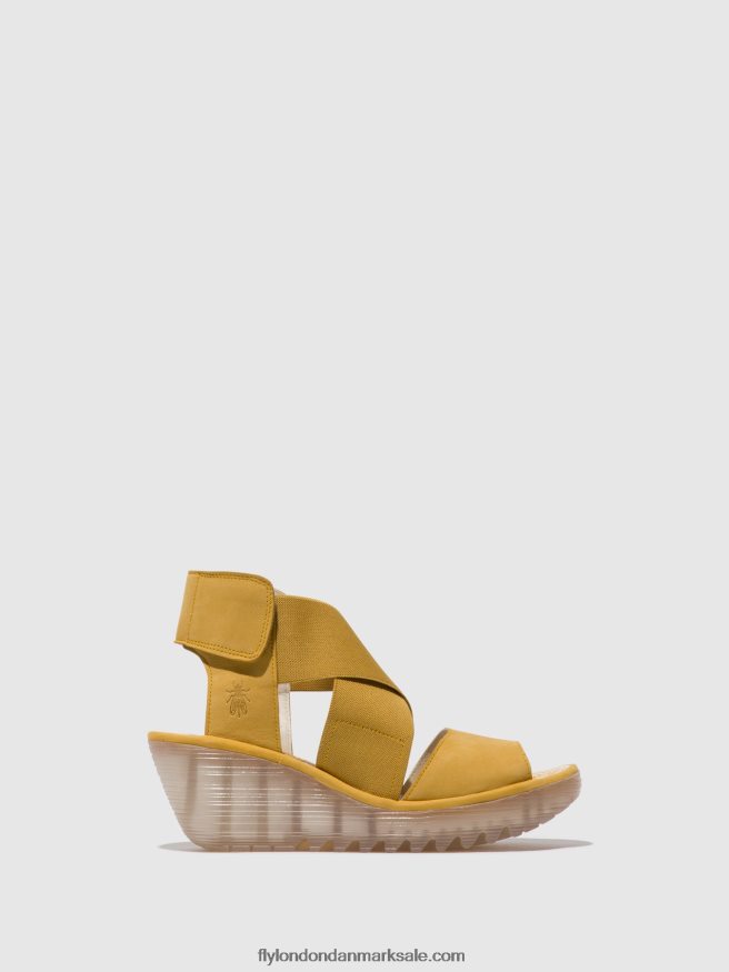 Fly London Kvinder crossover sandaler yuba385 X84ZLZ562 humlebi