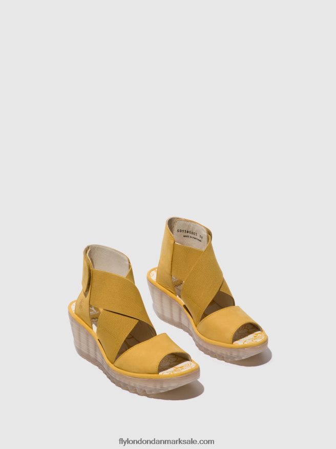 Fly London Kvinder crossover sandaler yuba385 X84ZLZ562 humlebi