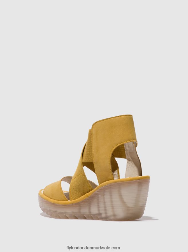 Fly London Kvinder crossover sandaler yuba385 X84ZLZ562 humlebi