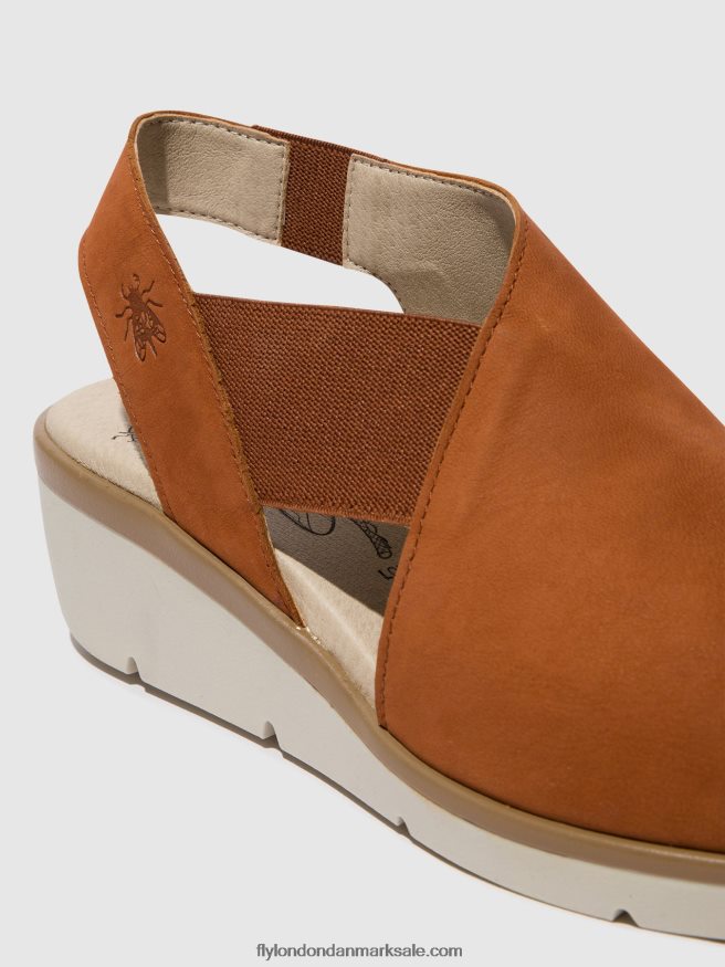 Fly London Kvinder elastiske sandaler nily940 X84ZLZ475 tan