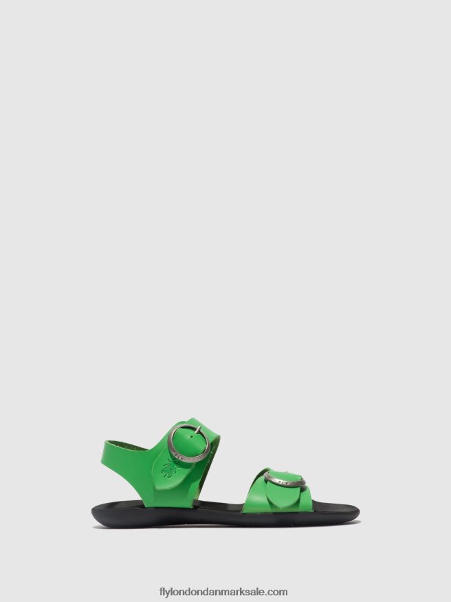 Fly London Kvinder sandaler med spænde masa757 X84ZLZ497 avocado