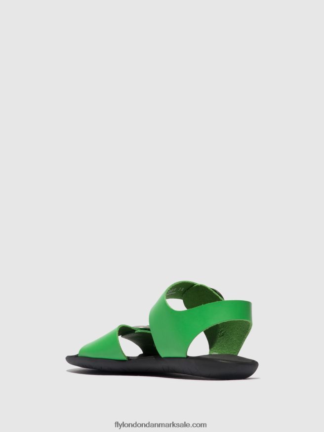 Fly London Kvinder sandaler med spænde masa757 X84ZLZ497 avocado