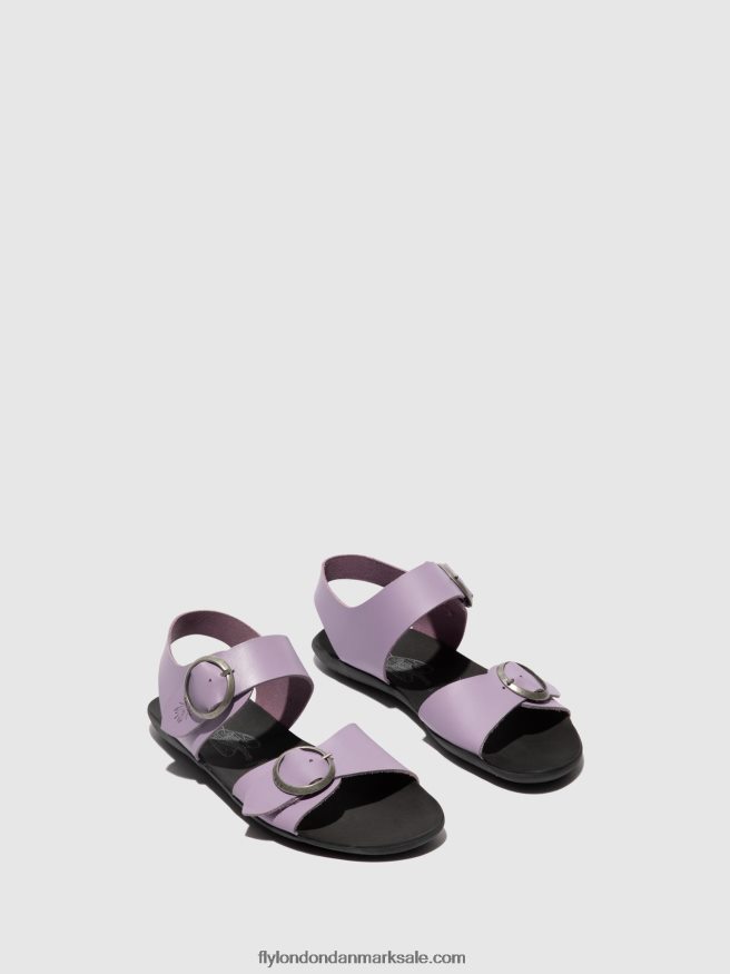 Fly London Kvinder sandaler med spænde masa757 X84ZLZ499 lilla