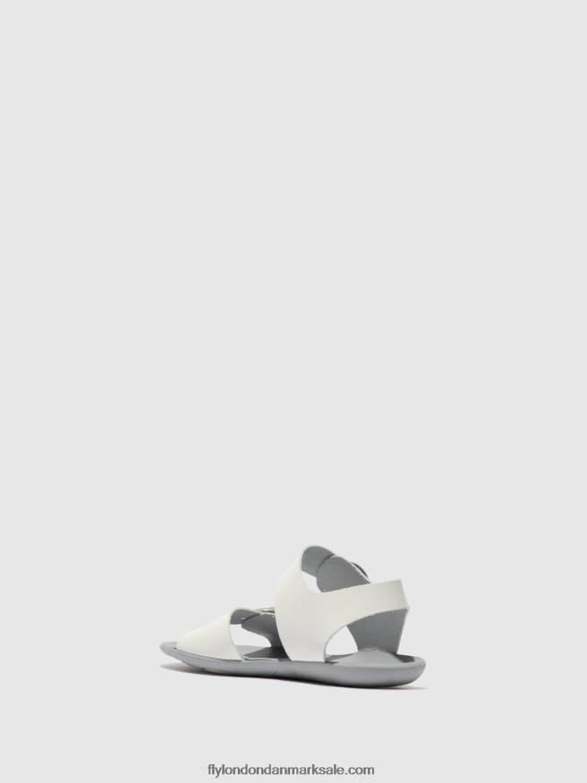 Fly London Kvinder sandaler med spænde masa757 X84ZLZ596 tøjle off white