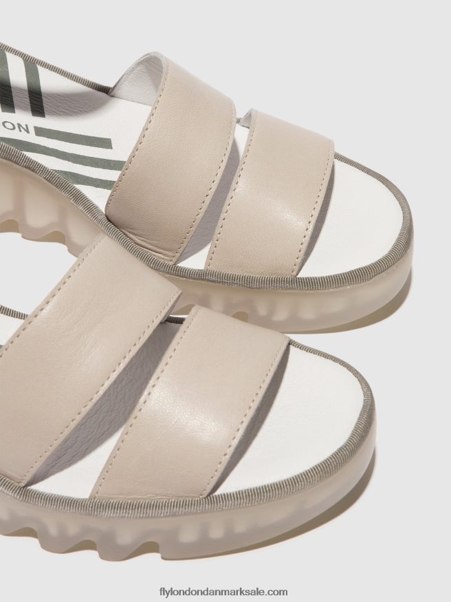 Fly London Kvinder sandaler med stropper bono290 X84ZLZ427 sky/sort
