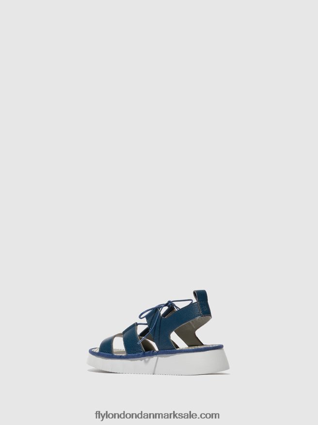 Fly London Kvinder sandaler med stropper caio363 X84ZLZ571 blå