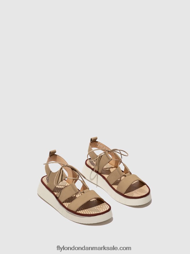 Fly London Kvinder sandaler med stropper caio363 X84ZLZ574 Sky