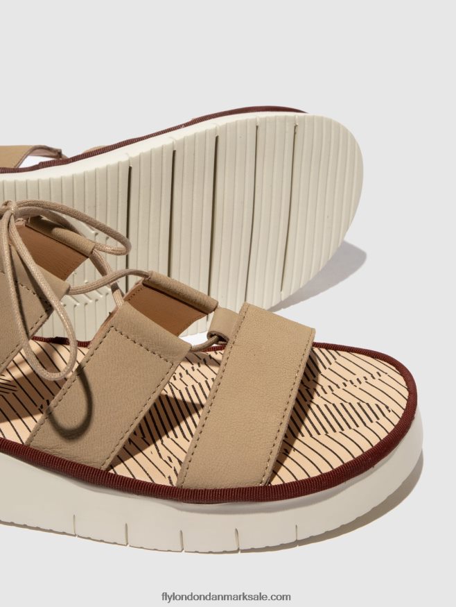 Fly London Kvinder sandaler med stropper caio363 X84ZLZ574 Sky