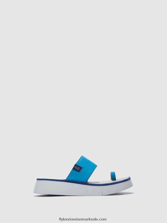Fly London Kvinder sandaler med stropper chev316 X84ZLZ599 cupido azurblå