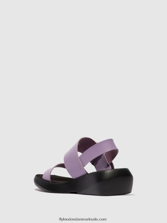 Fly London Kvinder sling-back sandaler bani739 X84ZLZ470 violet