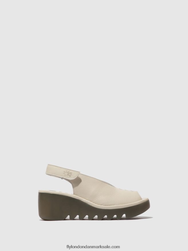 Fly London Kvinder sling-back sandaler baye386 X84ZLZ572 offwhite