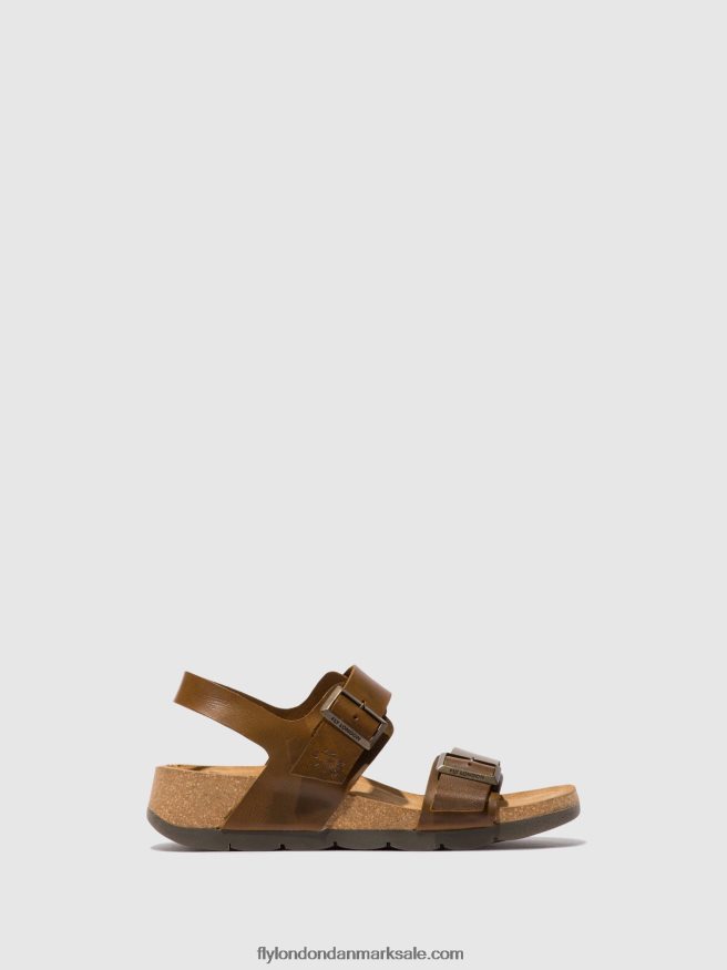 Fly London Kvinder sling-back sandaler ceke722 X84ZLZ583 kamel