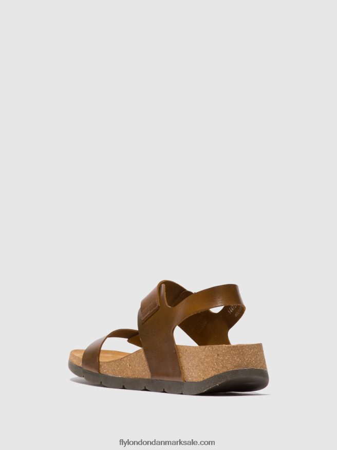 Fly London Kvinder sling-back sandaler ceke722 X84ZLZ583 kamel