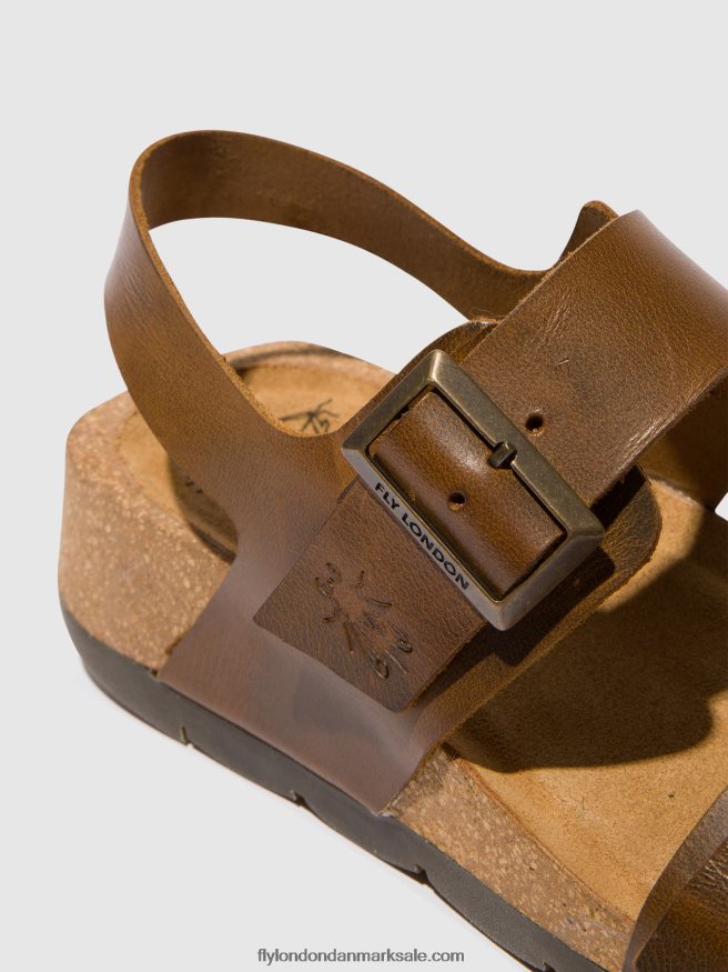 Fly London Kvinder sling-back sandaler ceke722 X84ZLZ583 kamel