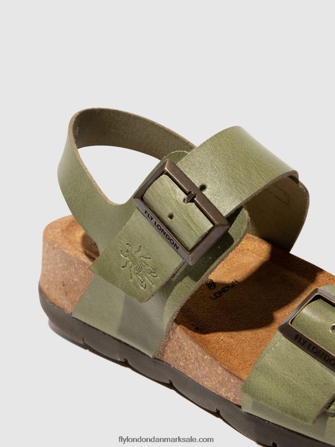 Fly London Kvinder sling-back sandaler ceke722 X84ZLZ584 smog