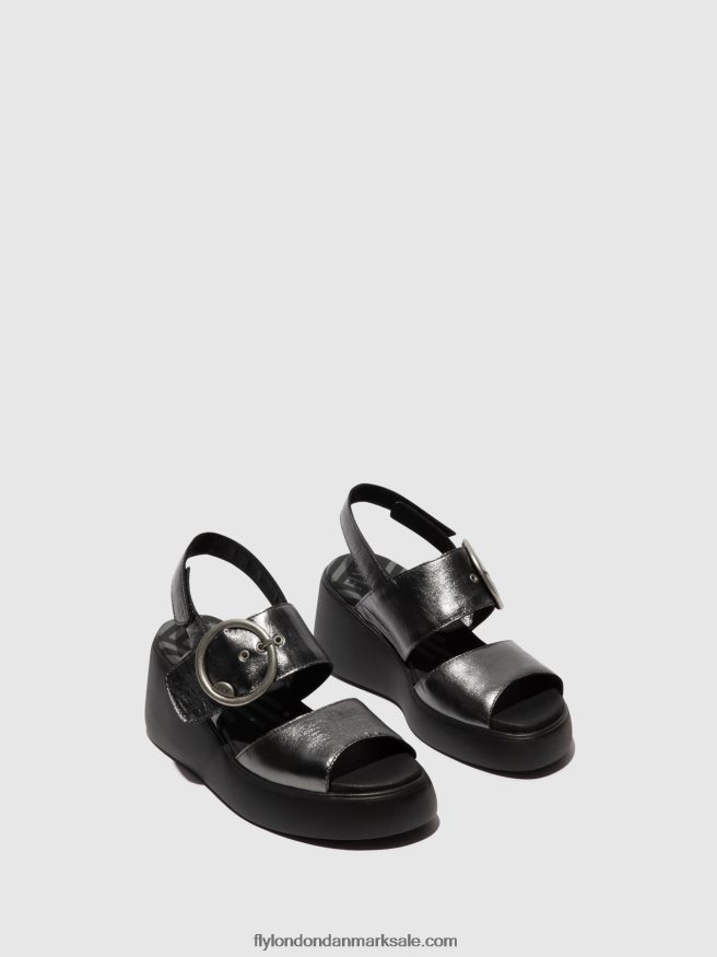 Fly London Kvinder sling-back sandaler digo939 X84ZLZ455 grafit