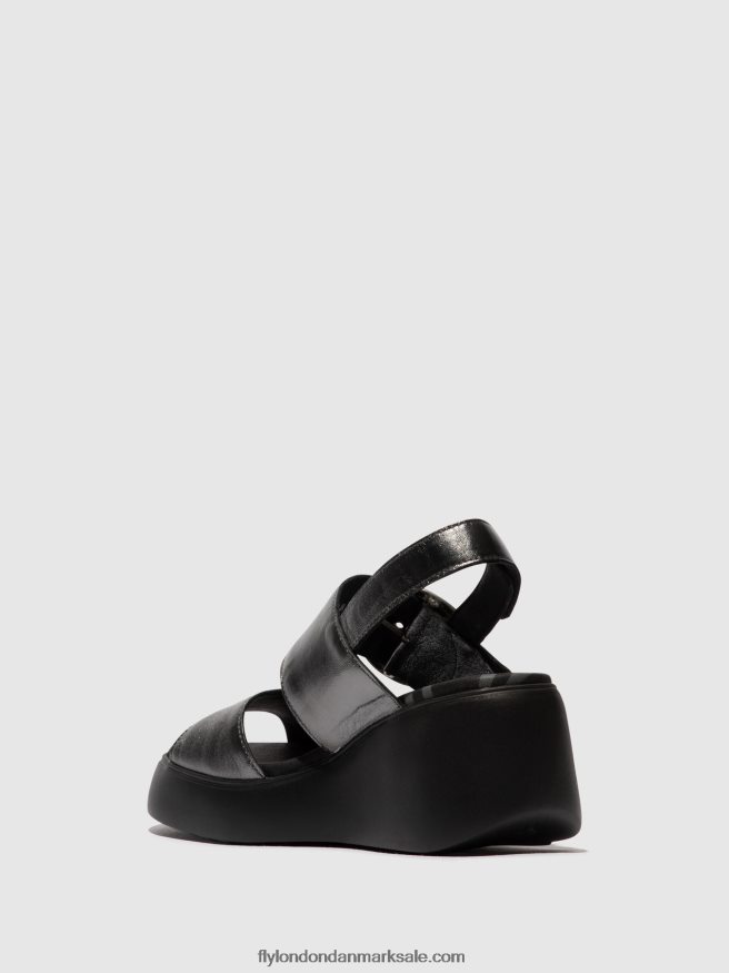 Fly London Kvinder sling-back sandaler digo939 X84ZLZ455 grafit
