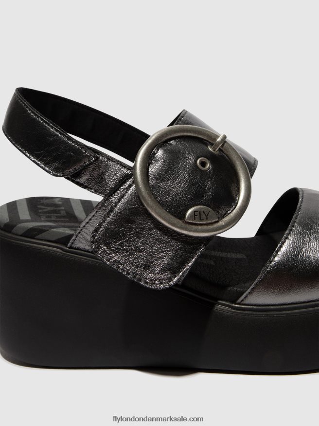 Fly London Kvinder sling-back sandaler digo939 X84ZLZ455 grafit