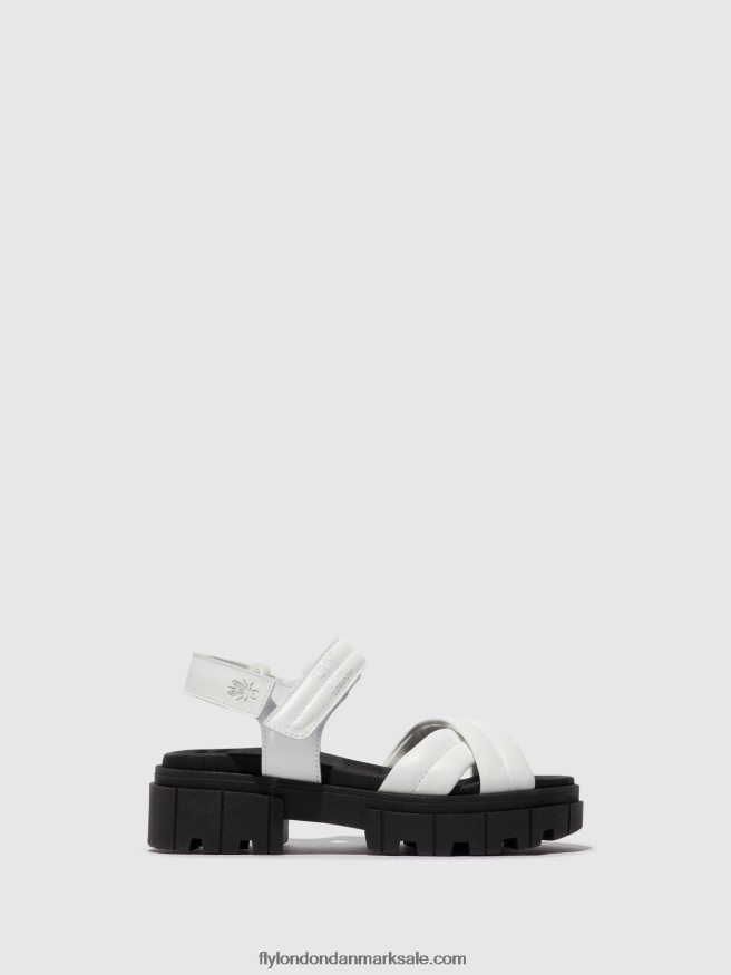 Fly London Kvinder sling-back sandaler jada854 X84ZLZ547 hvid