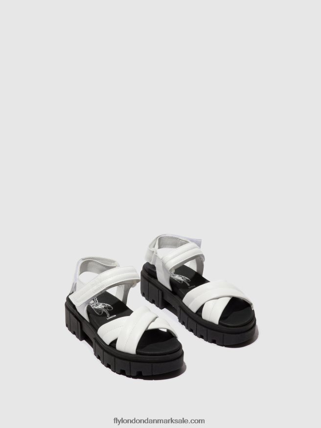 Fly London Kvinder sling-back sandaler jada854 X84ZLZ547 hvid