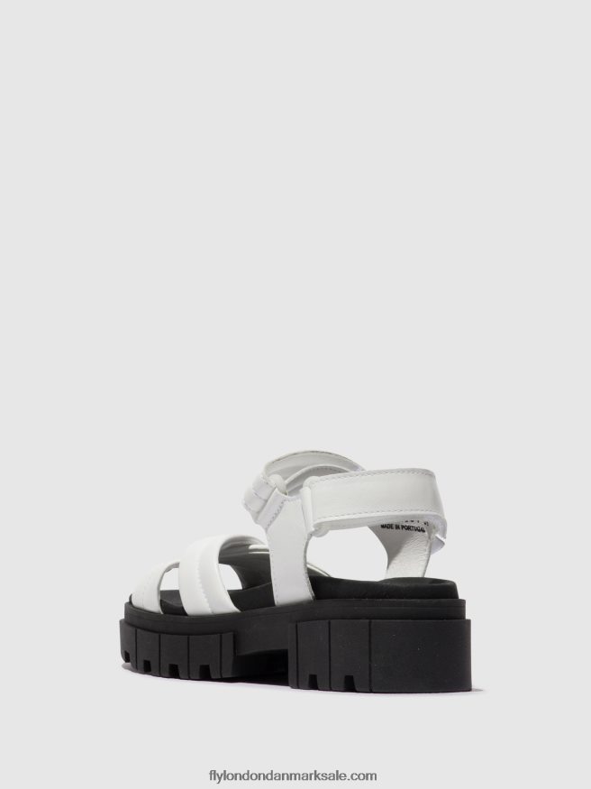 Fly London Kvinder sling-back sandaler jada854 X84ZLZ547 hvid