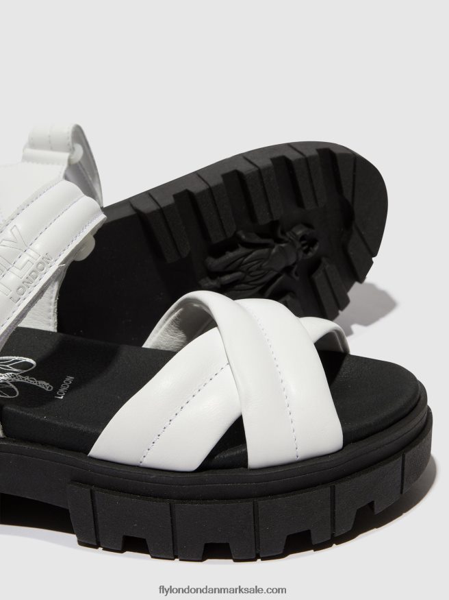 Fly London Kvinder sling-back sandaler jada854 X84ZLZ547 hvid